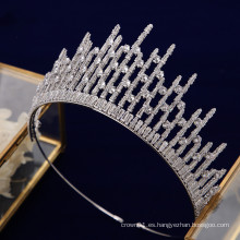 Nueva moda de alta calidad AAAzircon CZ Princess Headpiece Wedding Tiaras Crown